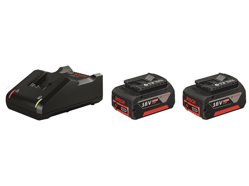 Bosch Professional Blue bosch 18v battery pack 2x4.0ah w/charger