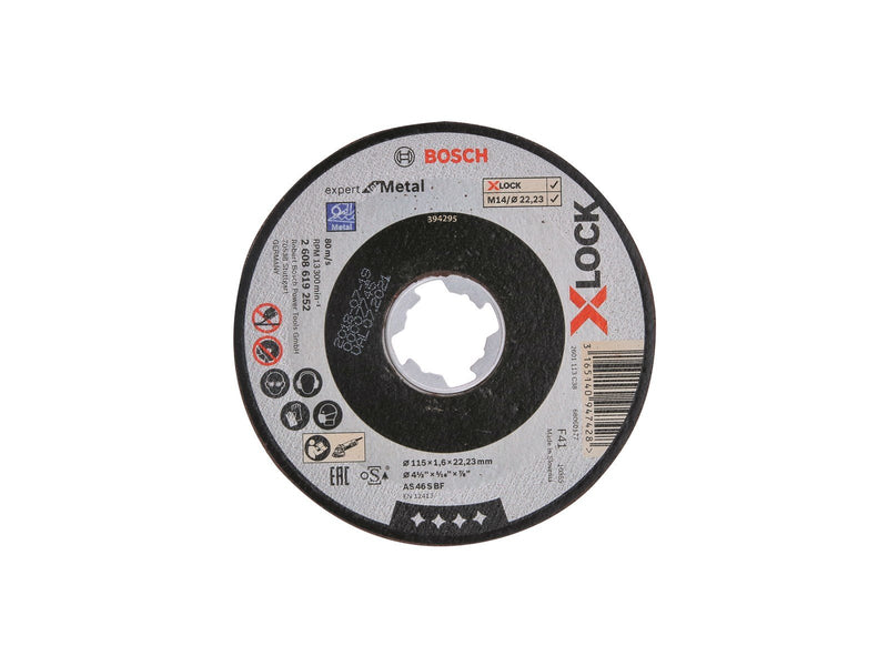 Bosch SKÆRESKIVE X-LOCK EFM 115X22.2X1.6MM
