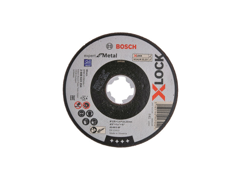 Bosch SKÆRESKIVE X-LOCK EFM 125X22.2X1.6MM