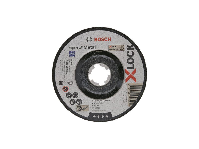 Bosch SKRUBSKIVE X-LOCK EFM 125X22.2X6MM