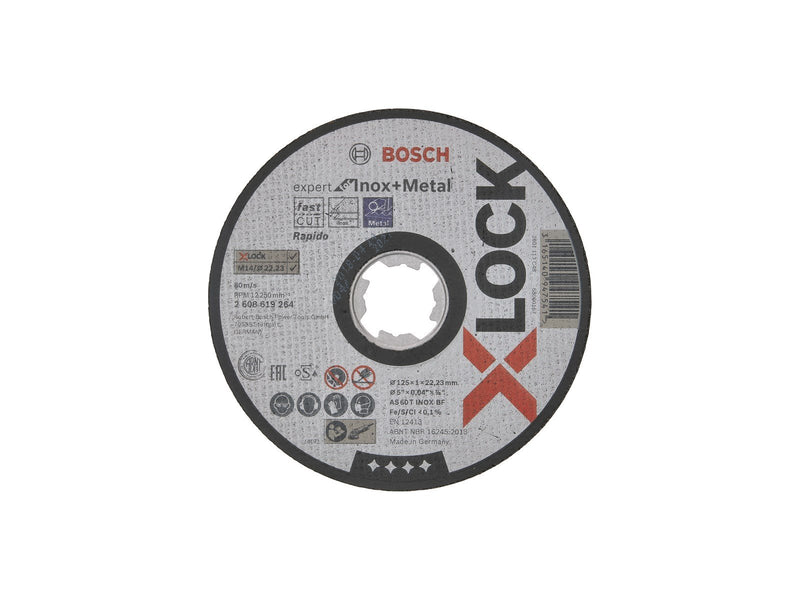 Bosch SKÆRESKIVE X-LOCK EFMI 125X22.2X1.0MM