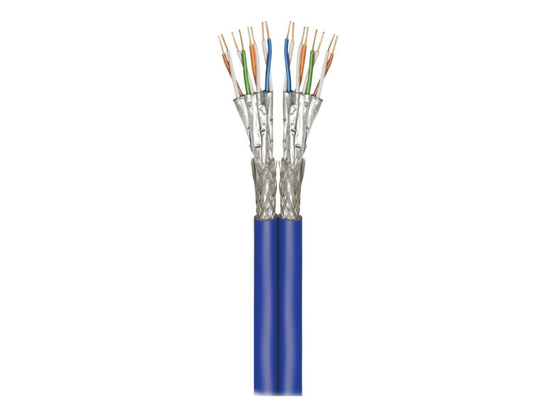 Pro LAN S/FTP CAT 7A Duplex - Blau - 100 meter