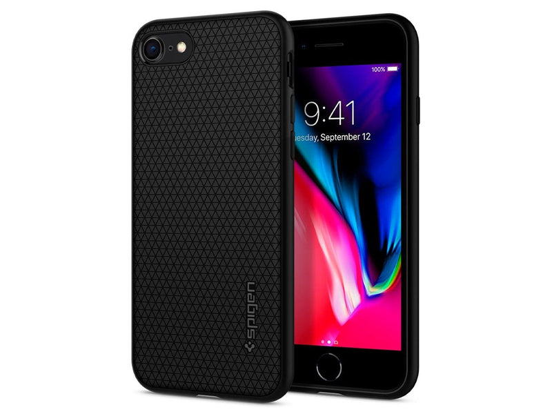 Spigen Liquid Air - black - iPhone SE (2022/2020)/8/7