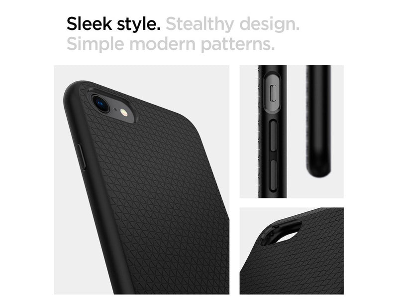 Spigen Liquid Air - black - iPhone SE (2022/2020)/8/7