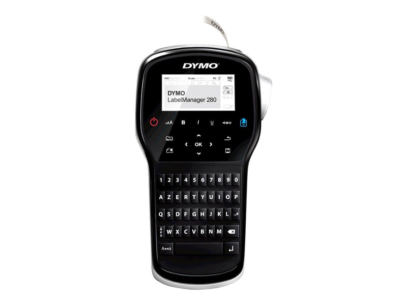 DYMO LabelManager 280 Etikettendrucker mit 2 Rollen D1 Etiketten & Tragetasche