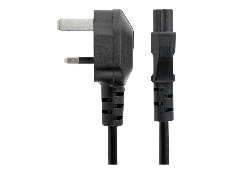 StarTech.com Cord 3 Slot for UK BS1363 to C5 Clover Leaf - power cable - 2 m