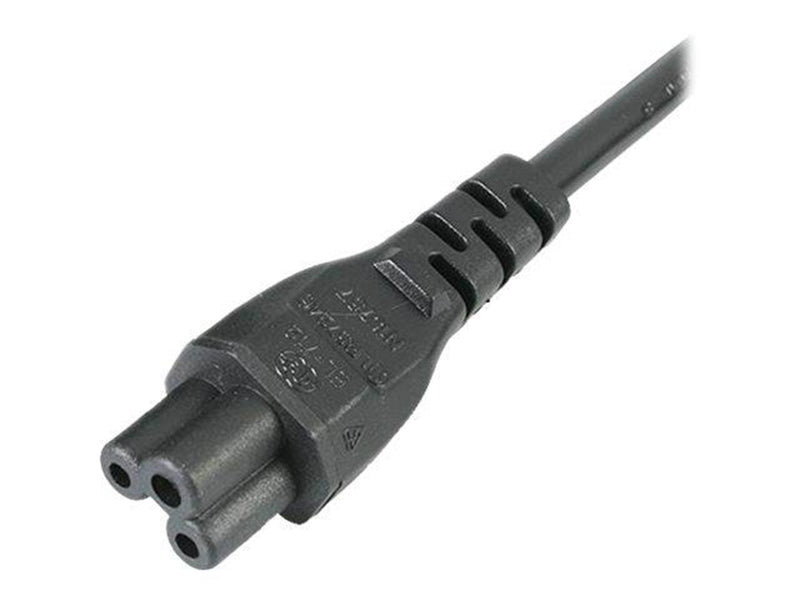 StarTech.com Cord 3 Slot for UK BS1363 to C5 Clover Leaf - power cable - 2 m