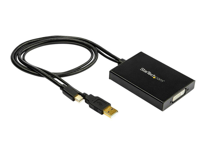 StarTech.com Mini DisplayPort to Dual-Link DVI Active Adapter - USB Powered - video converter - black