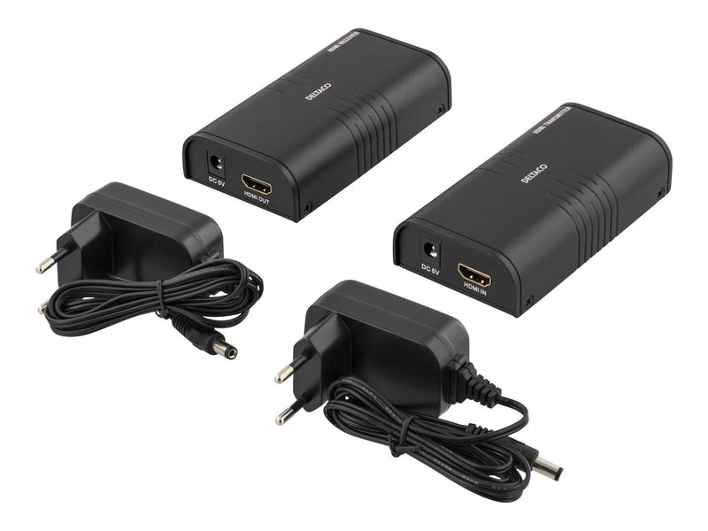 Deltaco Ethernet HDMI-forlænger op til 120m