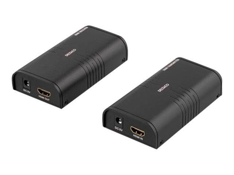Deltaco Ethernet HDMI-forlænger op til 120m