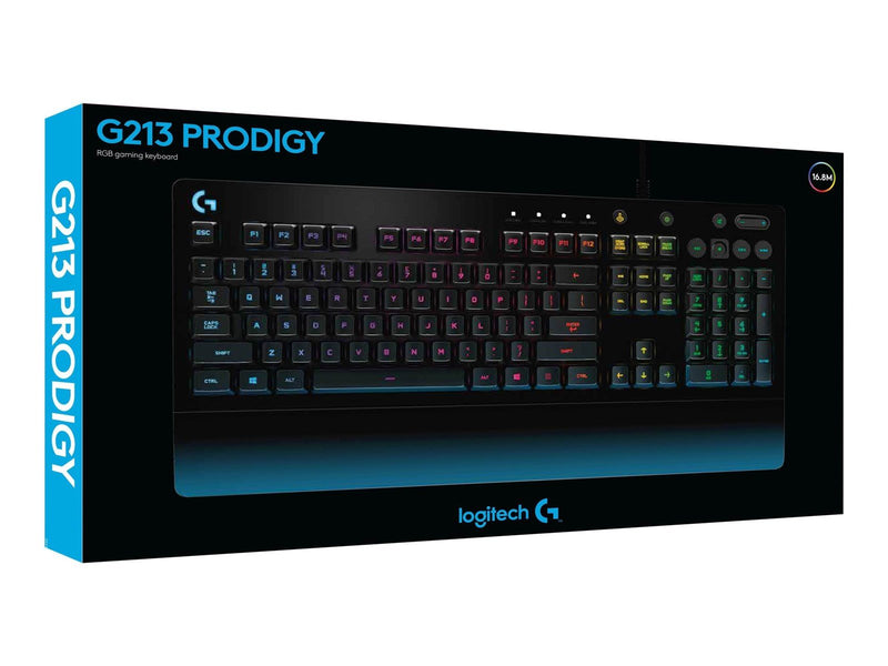 Logitech G213 Prodigy Gaming Keyboard - US - Gaming Tastaturen - Englisch - US - Schwarz