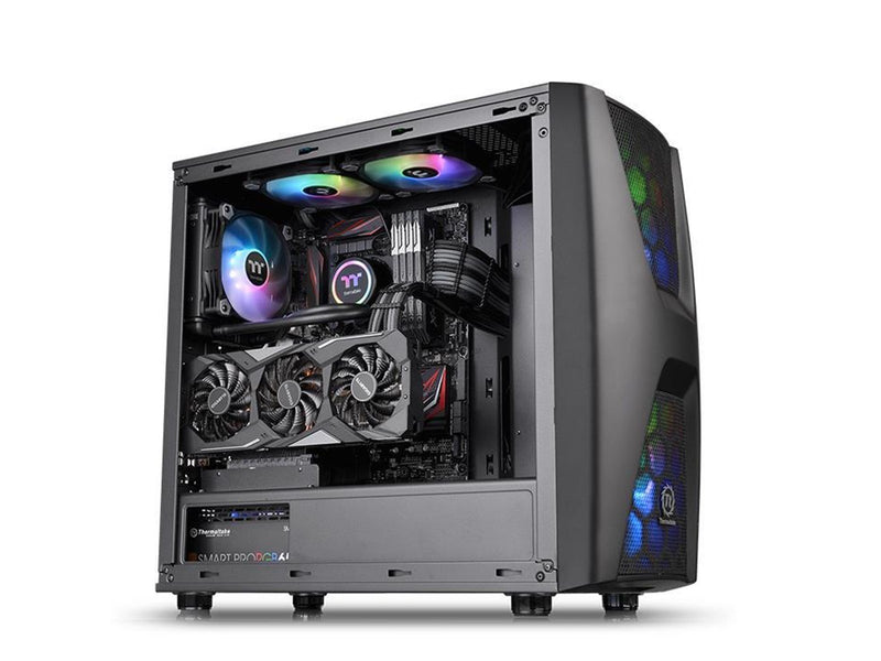 Thermaltake Commander C34 TG - Gehäuse - Miditower - Schwarz