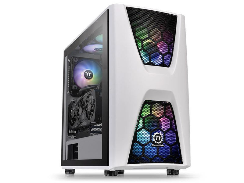 Thermaltake Commander C34 TG Snow - Gehäuse - Miditower - Weiß