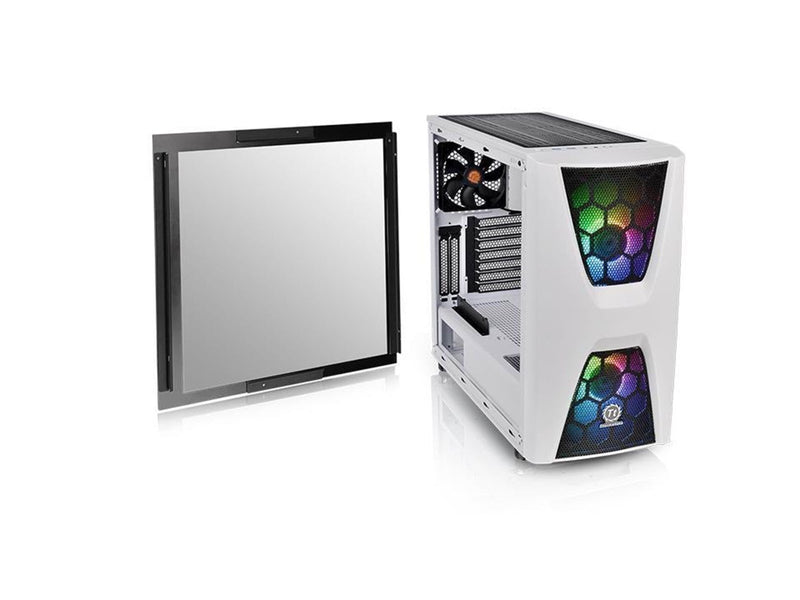 Thermaltake Commander C34 TG Snow - Gehäuse - Miditower - Weiß