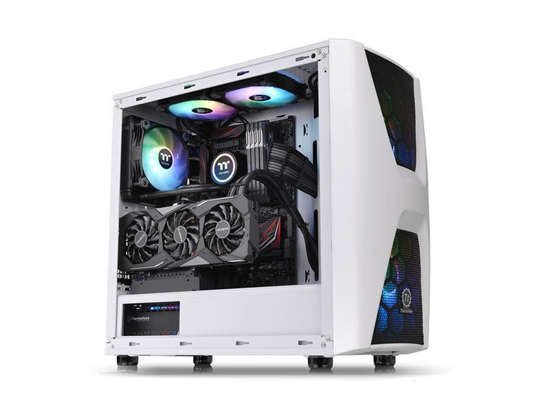 Thermaltake Commander C34 TG Snow - Gehäuse - Miditower - Weiß