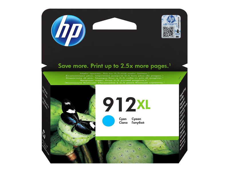 HP 912XL / 3YL81AE High Capacity Cyan Ink - Tintenpatrone Cyan