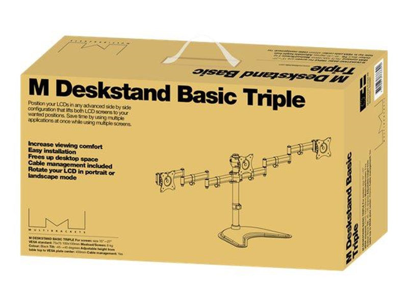 Multibrackets M Deskstand Basic Triple
