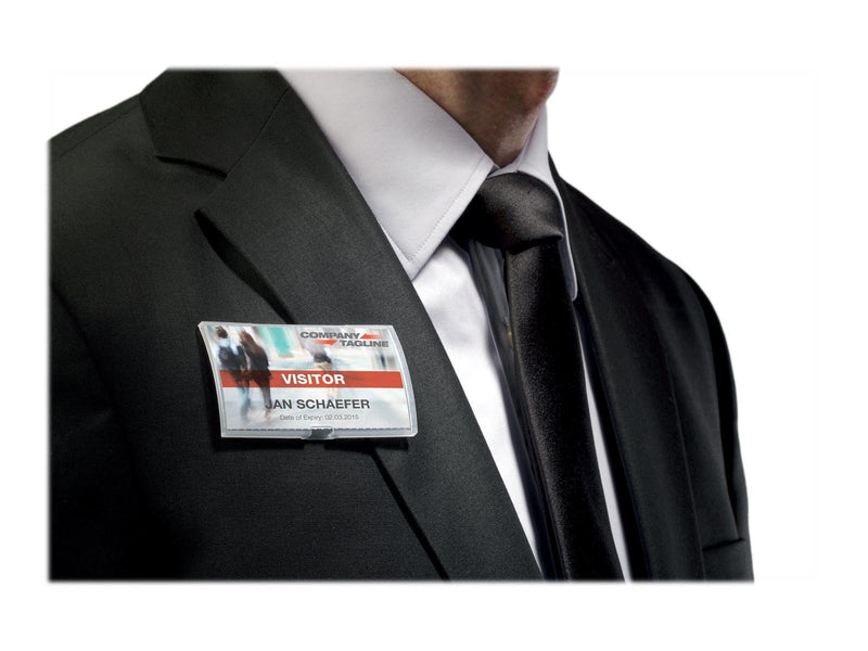DURABLE Namensschild CLICK FOLD rPP 40x75 mm mit Magnet