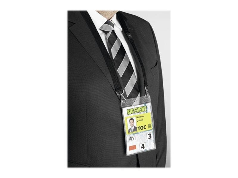 DURABLE Event-Namensschild A6 mit Textilband Duo 1
