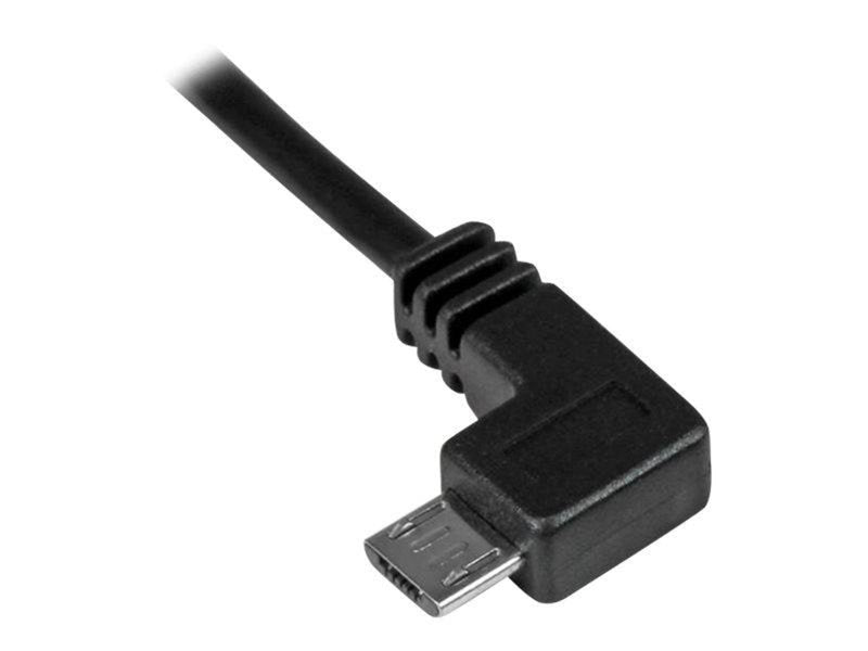 StarTech.com Micro-USB Charge-and-Sync Cable M/M - Left-Angle Micro-USB - USB cable - 50 cm