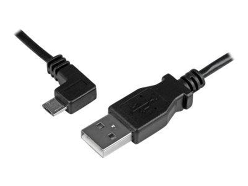 StarTech.com USB A to Left Angle Micro-USB Charge Sync Cable M/M 24AWG - USB cable - 2 m