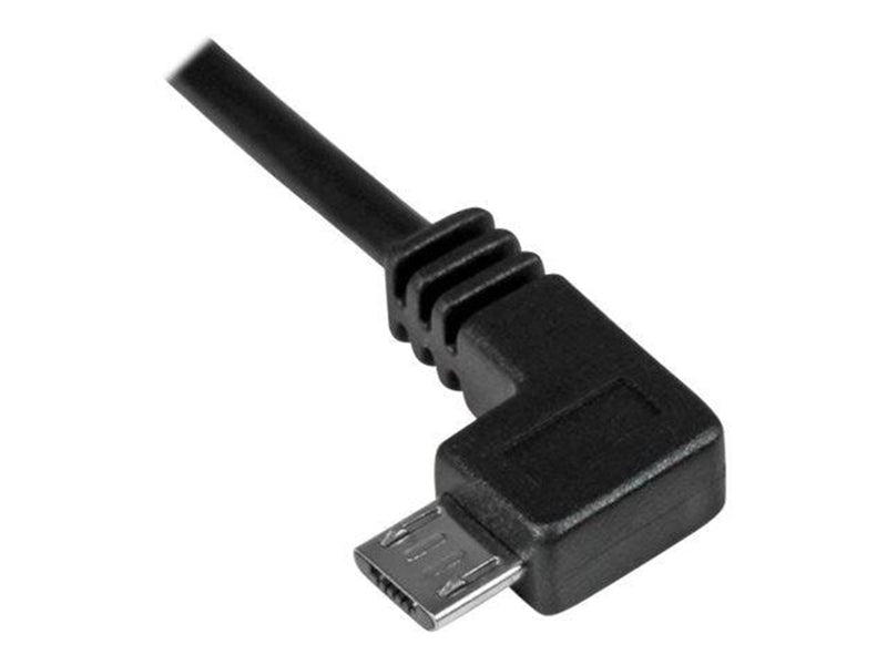 StarTech.com USB A to Left Angle Micro-USB Charge Sync Cable M/M 24AWG - USB cable - 2 m