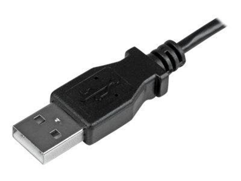 StarTech.com USB A to Left Angle Micro-USB Charge Sync Cable M/M 24AWG - USB cable - 2 m