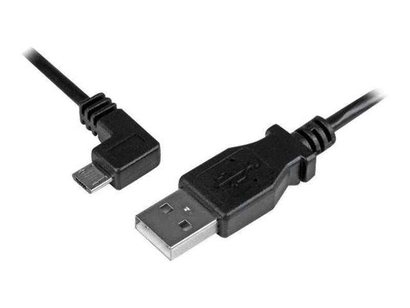 StarTech.com USB A to Left Angle Micro-USB Charge Sync Cable M/M 24AWG - USB cable - 2 m