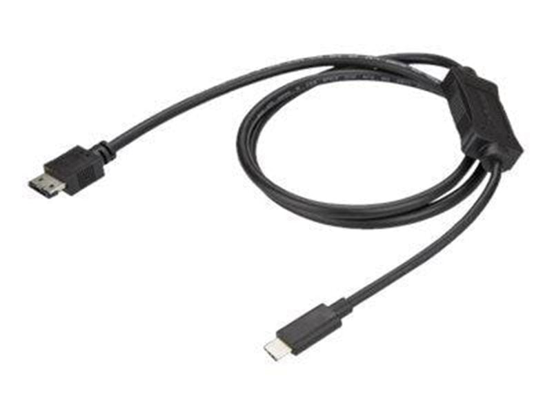 StarTech.com 1m USB-C to eSATA Cable - HDD / SSD / ODD - USB 3.0 5Gbps - storage controller - SATA 6Gb/s - USB 3.0