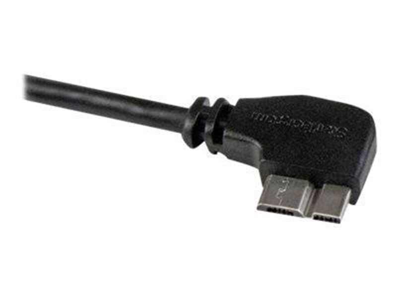 StarTech.com Slim Right-Angle Micro USB 3.0 Cable M/M - USB 3.1 Gen 1 - USB cable - 50 cm