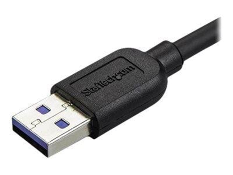 StarTech.com Slim Left-Angle Micro USB 3.0 Cable - M/M - USB 3.1 Gen 1 - USB cable - 50 cm