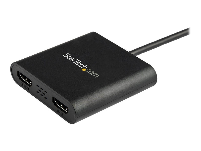 StarTech.com USB to Dual HDMI Adapter - USB to HDMI Adapter - 4K - external video adapter - MCT Trigger II - 64 MB - black