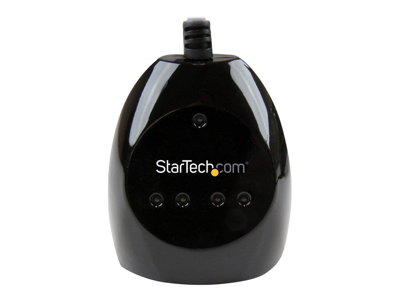 StarTech.com 15m USB 2.0 Active Cable with 4 Port Hub - hub - 4 ports USB-Hubs - 4 - Schwarz