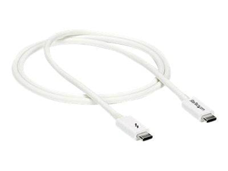 StarTech.com Thunderbolt 3 (20Gbps) USB C Cable - White - 2m