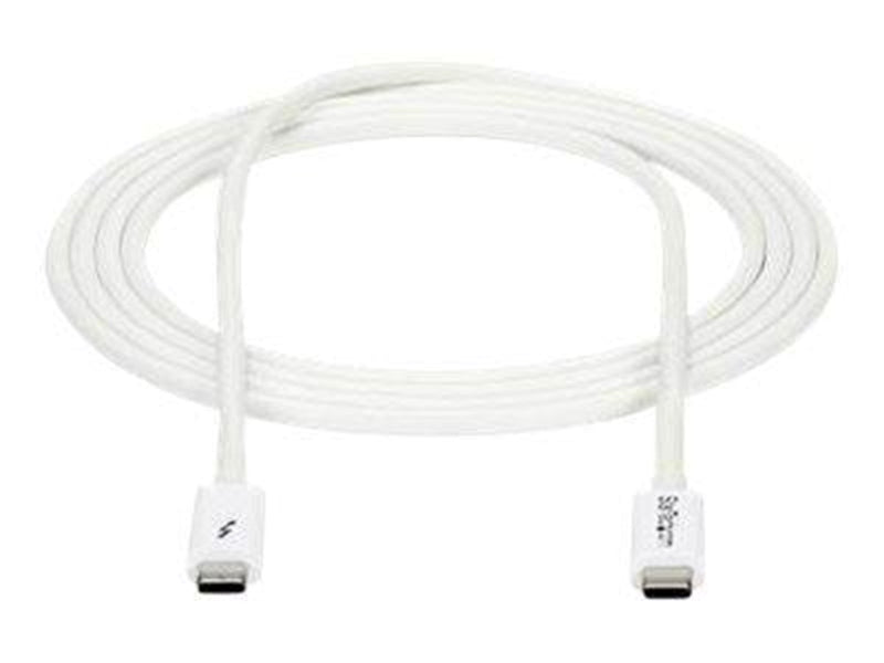 StarTech.com Thunderbolt 3 (20Gbps) USB C Cable - White - 2m