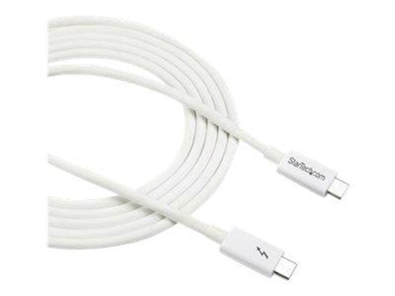 StarTech.com Thunderbolt 3 (20Gbps) USB C Cable - White - 2m