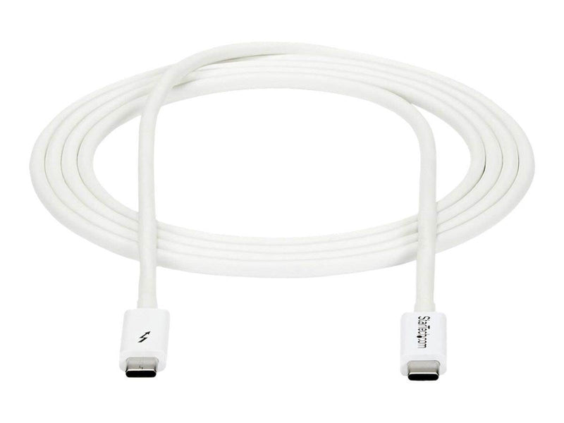 StarTech.com Thunderbolt 3 (20Gbps) USB C Cable - White - 2m