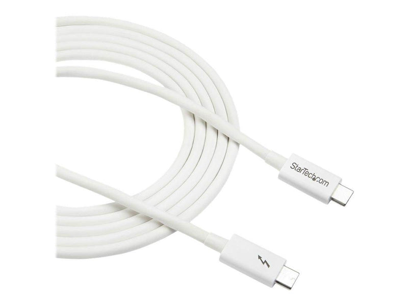StarTech.com Thunderbolt 3 (20Gbps) USB C Cable - White - 2m