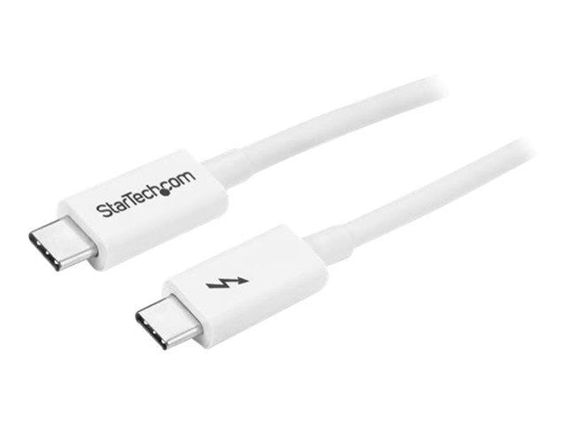 StarTech.com Thunderbolt 3 (20Gbps) USB C Cable - White - 1m