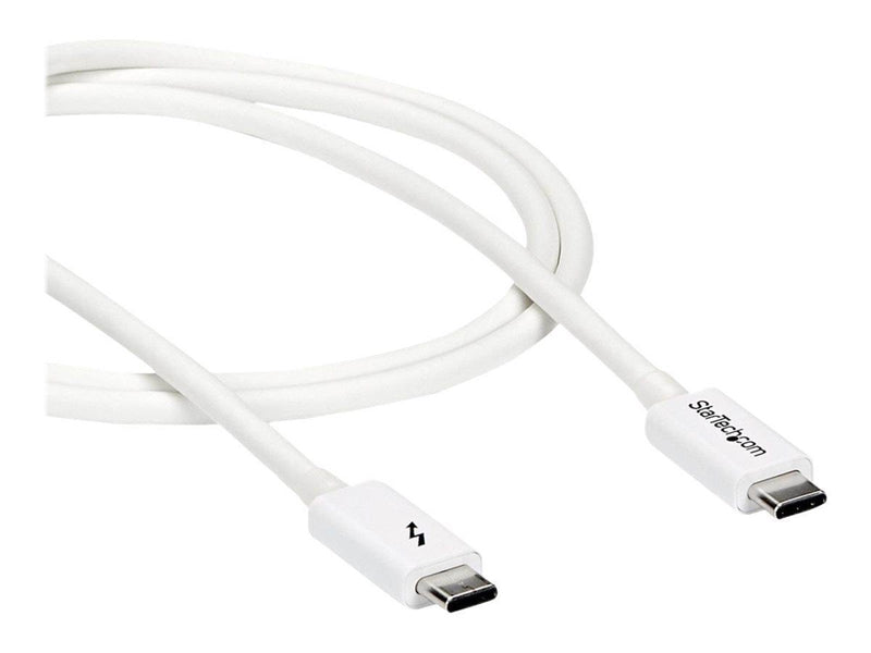StarTech.com Thunderbolt 3 (20Gbps) USB C Cable - White - 1m