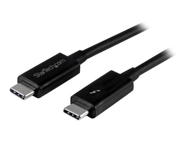 StarTech.com Thunderbolt 3 (20Gbps) USB C Cable - Black - 1m