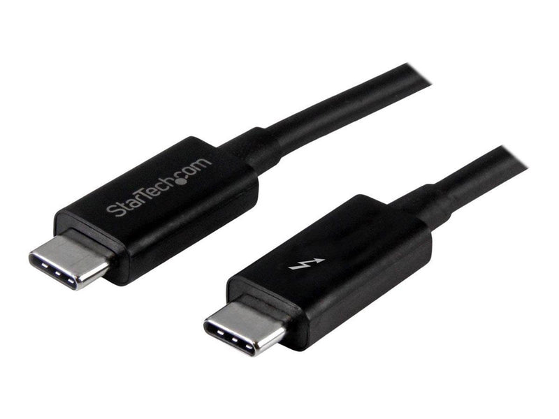 StarTech.com Thunderbolt 3 (20Gbps) USB C Cable - Black - 1m