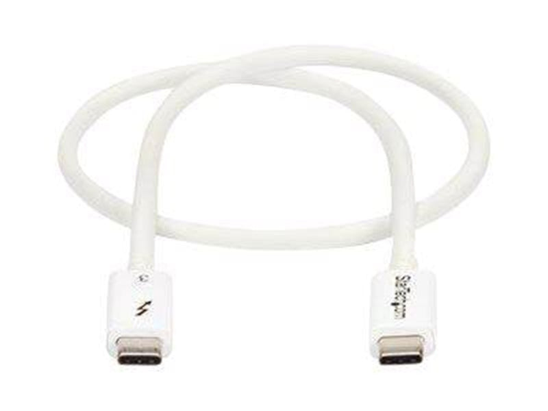 StarTech.com Thunderbolt 3 (40Gbps) USB C Cable - White - 50cm