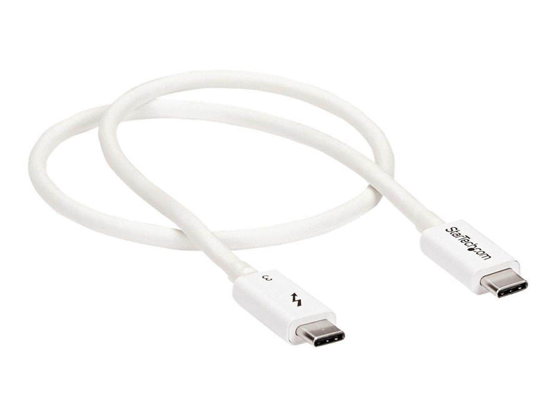 StarTech.com Thunderbolt 3 (40Gbps) USB C Cable - White - 50cm