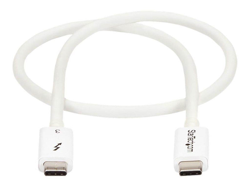 StarTech.com Thunderbolt 3 (40Gbps) USB C Cable - White - 50cm