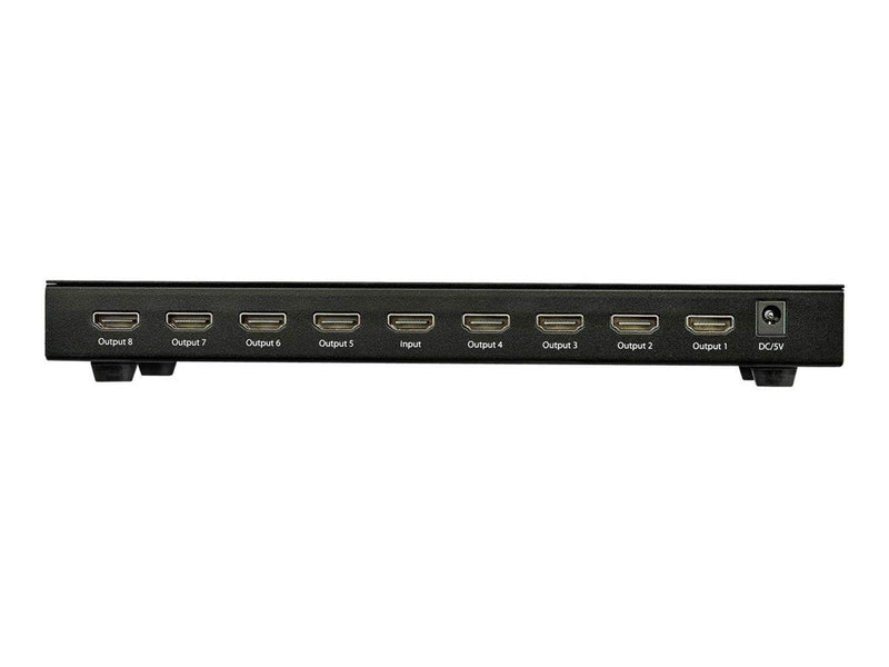 StarTech.com 8-Port 4K 60Hz HDMI Splitter - HDR Support - 7.1 Audio - video/audio splitter