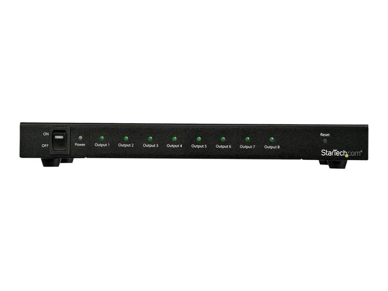 StarTech.com 8-Port 4K 60Hz HDMI Splitter - HDR Support - 7.1 Audio - video/audio splitter