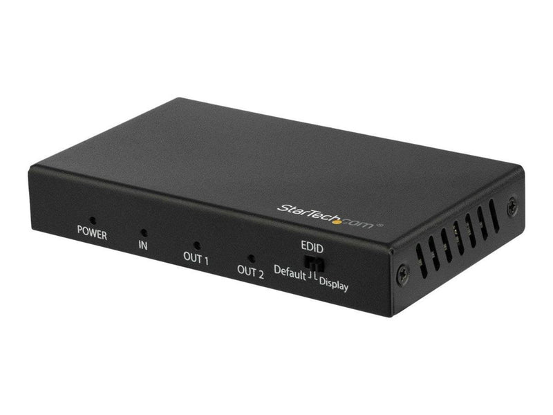 StarTech.com 2 Port HDMI Splitter - 4K 60Hz - 1x2 Way HDMI 2.0 Splitter - video/audio splitter - 2 ports