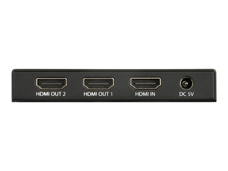 StarTech.com 2 Port HDMI Splitter - 4K 60Hz - 1x2 Way HDMI 2.0 Splitter - video/audio splitter - 2 ports