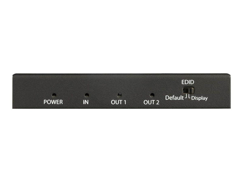StarTech.com 2 Port HDMI Splitter - 4K 60Hz - 1x2 Way HDMI 2.0 Splitter - video/audio splitter - 2 ports